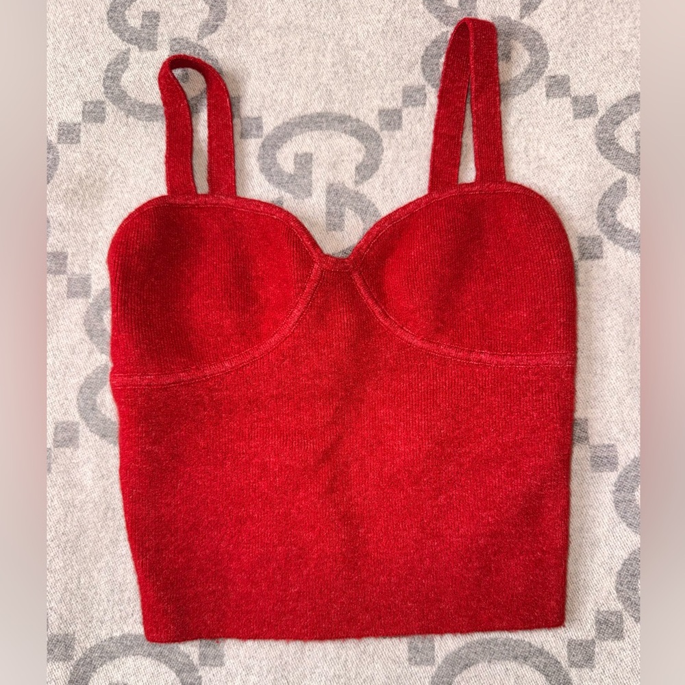 Wilfred Knit Top, Tank, Red